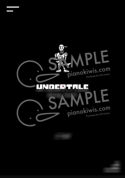 악보 > Dating Start! - Toby Fox · 언더테일 OST by 피아노박스 PianoBox 악보 이미지-0