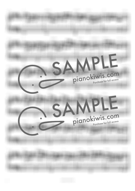 악보 > 비가 오는 날엔 / 피아노 반주 - 비스트 by 피아노정류장 악보 이미지-1