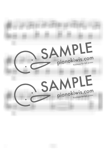 악보 > He's A Pirate / 바이엘 ver / 매우쉬움 - Hans Zimmer · 캐리비안의 해적 OST by 아이올라 악보 이미지-1