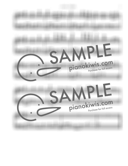 악보 > 이토모리 고교 (糸守高校) / 편곡 Ver. - RADWIMPS · 너의 이름은 OST by Aost 악보 이미지-2