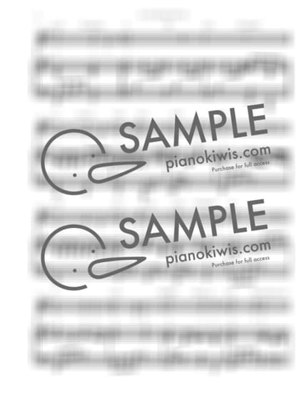 楽譜 > More Love To Thee O, Christ '314장' / 3단악보 - 聖歌 by 나건반 楽譜画像-1