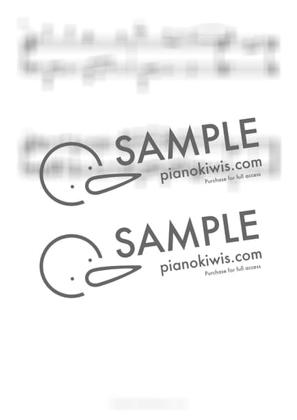 악보 > 모노노케 히메 (もののけ姫) - 히사이시 조 · 모노노케 히메 OST by 피아노키위즈 악보 이미지-1