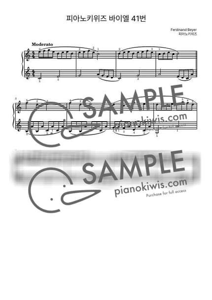 Score > Beyer No.41 - F. Beyer by PianoKiwis Sheet music image-0