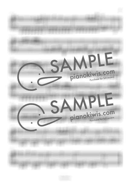 Score > Rengokuto Akazano Tatakai / Easy - Go Shiina · Demon Slayer OST by 라니스코어 Sheet music image-2