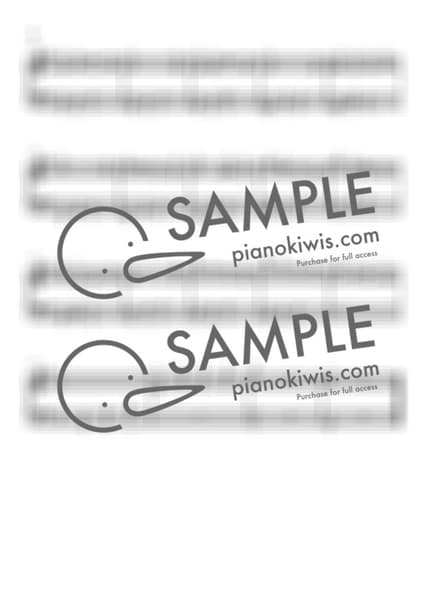 악보 > 봄의 노래 / 초급 - 멘델스존 (F. Mendelssohn) · 무언가 by 피아노키위즈 악보 이미지-1