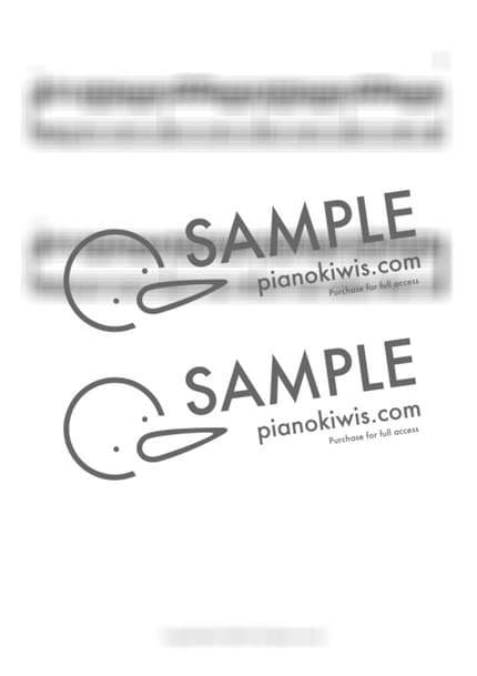 악보 > 모르는 남자애 (知らない男の子) - 카메다 세이지 · 오늘 밤, 세계에서 이 사랑이 사라진다 해도 OST by 오늘피아노 악보 이미지-2