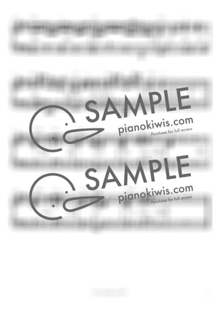 Score > Left-Right Confusion / 피아노 반주 - Yorushika · Even If This Love Disappears from the World Tonight OST by 피아노정류장 Sheet music image-4