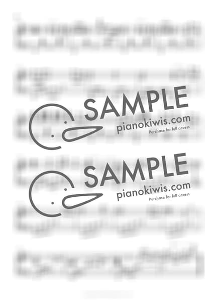 악보 > 돌아갈 수 없는 날들 (帰らざる日々) - 히사이시 조 · 붉은 돼지 OST by 피아노키위즈 악보 이미지-1