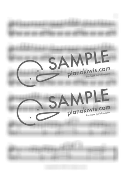 Score > Tetsuzuki Kioku - Seiji Kameda · Even If This Love Disappears from the World Tonight OST by 오늘피아노 Sheet music image-2