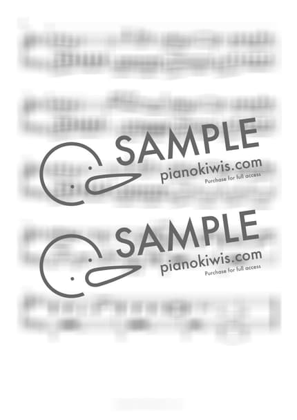 楽譜 > Merry Christmas Mr. Lawrence - 坂本 龍一 · 戦場のクリスマス OST by PianoKiwis 楽譜画像-3