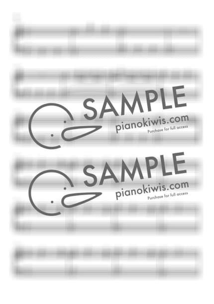 楽譜 > バムヤンガン(Bam Yang Gang) / 入門 - BIBI by PianoKiwis 楽譜画像-1