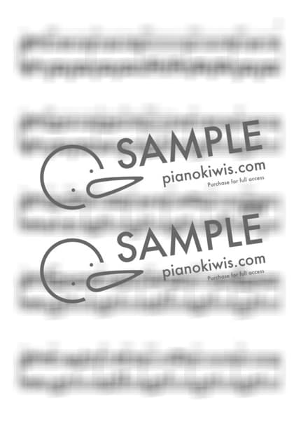 Score > blue / Advanced - yung kai by My Favorite Piano Sheet music image-2