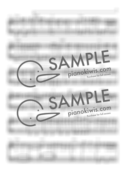 Score > The knight who can't die and the silk cradle / 다장조 - LUCY by 라니스코어 Sheet music image-2