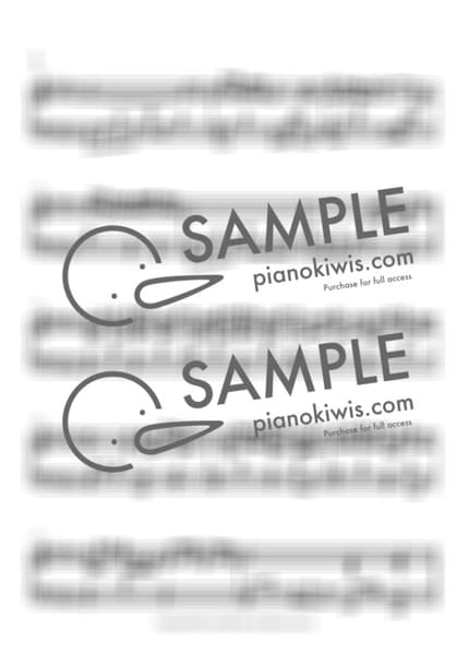 악보 > 아무것도 아니야 (なんでもないや) - RADWIMPS · 너의 이름은 OST by 오늘피아노 악보 이미지-1