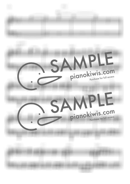 악보 > 맑은 날 (晴る) - 요루시카 · 장송의 프리렌 OP by KeyNomad 악보 이미지-9