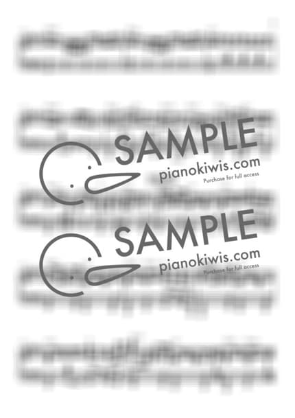 악보 > 변하지 않는 것 (変わらないもの) / 고급 악보 - 오쿠 하나코 · 시간을 달리는 소녀 OST by My Favorite Piano 악보 이미지-2