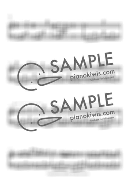 악보 > 미츠하의 등굣길 (三葉の通学) - RADWIMPS · 너의 이름은 OST by 오늘피아노 악보 이미지-1