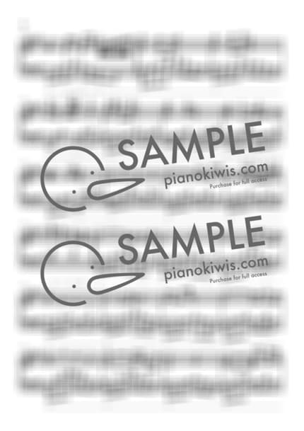 악보 > 히로시의 회상 (ひろしの回想) / 고급 - 짱구는 못말려 OST by 피아노키위즈 악보 이미지-1