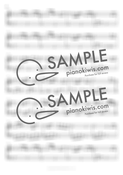 Score > Once in a While, Talk of the Old Days / Easy - Tokiko Kato · Porco Rosso OST by PianoKiwis Sheet music image-1