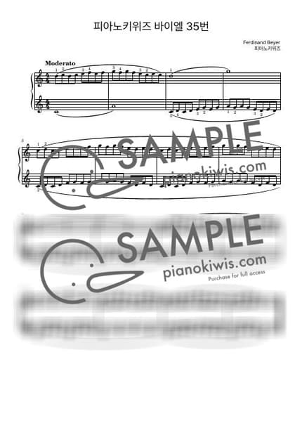 Score > Beyer No.35 - F. Beyer by PianoKiwis Sheet music image-0