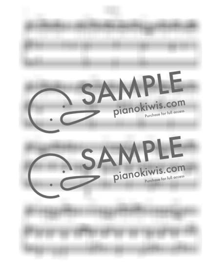 Score > The Time, Penetrated / 3단악보 - WELOVE by 나건반 Sheet music image-1