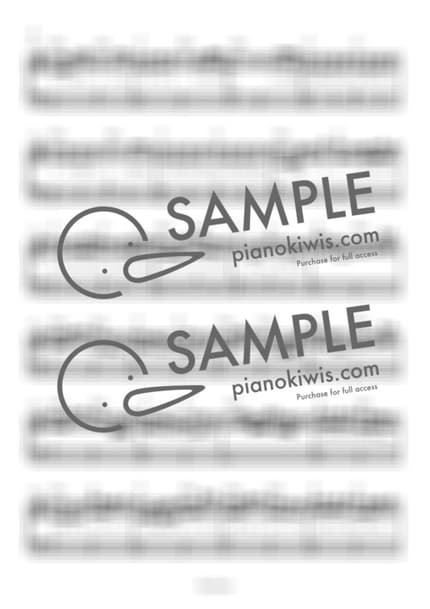 악보 > 밤을 달리다 (夜に駆ける) / 다장조 - YOASOBI by 라니스코어 악보 이미지-3