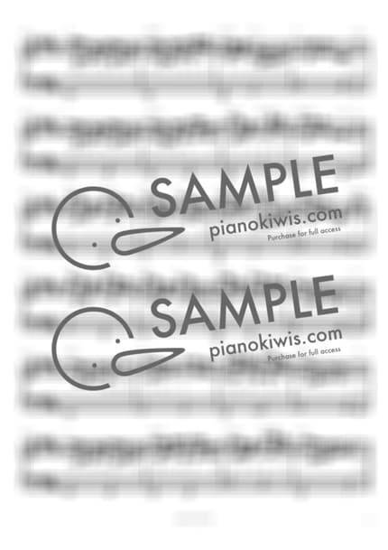 악보 > 비가 오는 날엔 / 피아노 반주 - 비스트 by 피아노정류장 악보 이미지-2