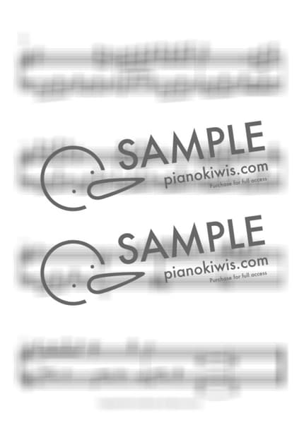 악보 > 소우사립가백2 (小雨寫立可白 II) - 주걸륜 · 말할 수 없는 비밀 OST by 오늘피아노 악보 이미지-1