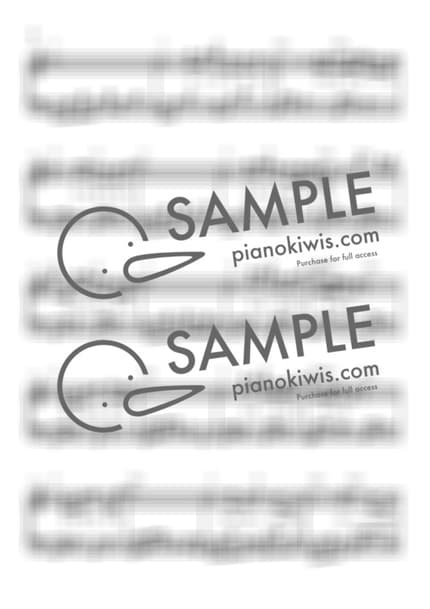 악보 > EVERYTHING / 다장조 - 검정치마 by 라니스코어 악보 이미지-1