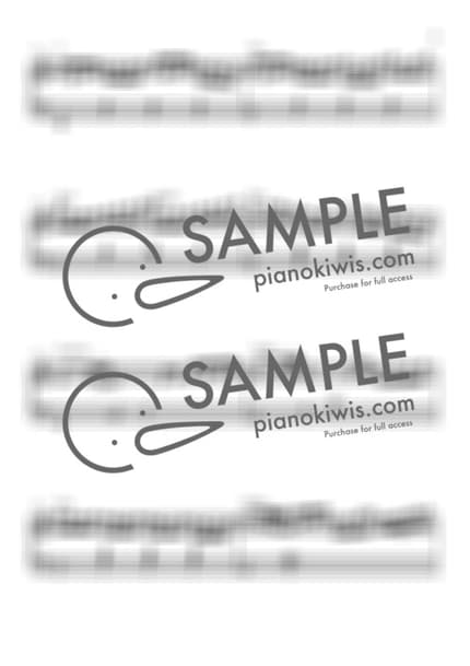 악보 > 엄마의 빗자루 (かあさんのホウキ) / 중급 악보 - 히사이시 조 · 마녀 배달부 키키 OST by My Favorite Piano 악보 이미지-2