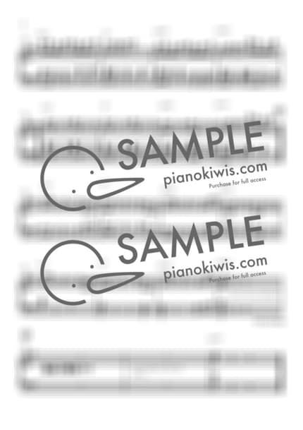 楽譜 > 잘자요 아가씨 - 닛몰캐쉬, 다나카 by 아율뮤직 楽譜画像-1