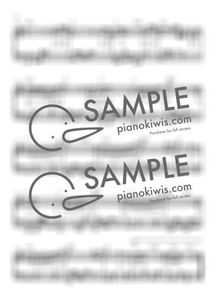 Score > Cherry Blossom Ending / 다장조 - Busker Busker by 라니스코어 Sheet music image-1