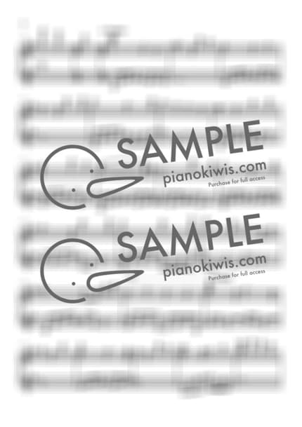 Score > Peach Blossom - daliy hyo-jung by 일상의 효정 Sheet music image-1