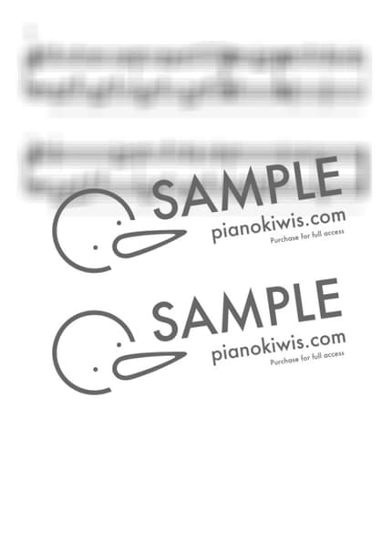 악보 > 모노노케 히메 (もののけ姫) / 초급 - 히사이시 조 · 모노노케 히메 OST by 피아노키위즈 악보 이미지-1