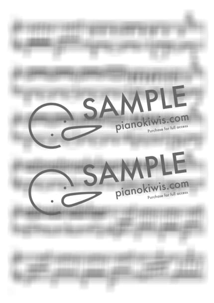 악보 > 코우를 쫓아 (コウを追いかけて) / 중급 - 사카모토 히데카즈 · 물에 빠진 나이프 OST by 핑크피아노 PINKPIANO 악보 이미지-1