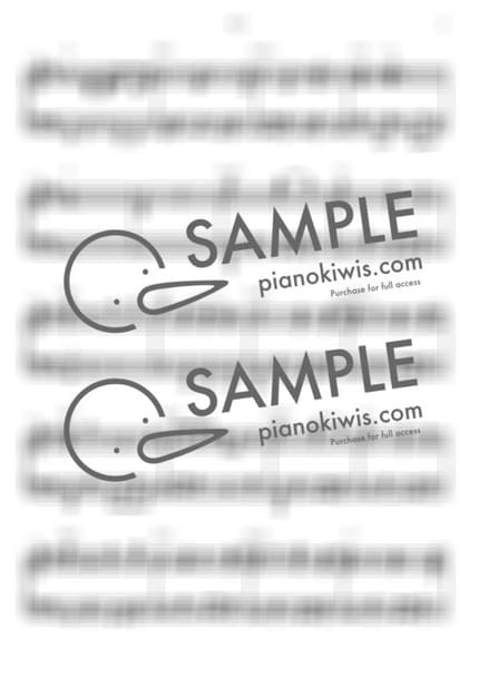 악보 > 맑은 날 (晴る) - 요루시카 · 장송의 프리렌 OP by KeyNomad 악보 이미지-2