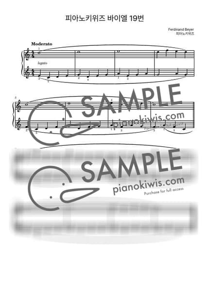 Score > Beyer No.19 - F. Beyer by PianoKiwis Sheet music image-0