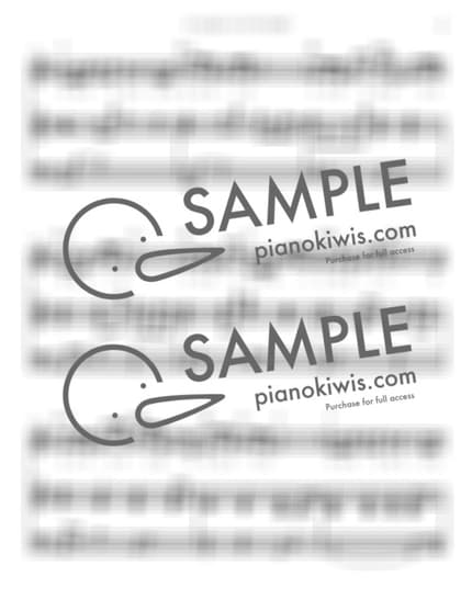 악보 > 오직 주의 은혜만 / 피아노 반주 Fkey - WELOVE by 건반자매 악보 이미지-4