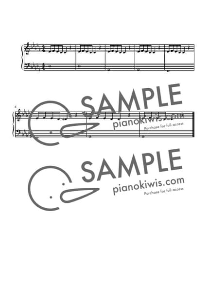 Score > Tiramisu Cake / Original key intermediate (Demo) - We Are The Night by PianoKiwis Sheet music image-0