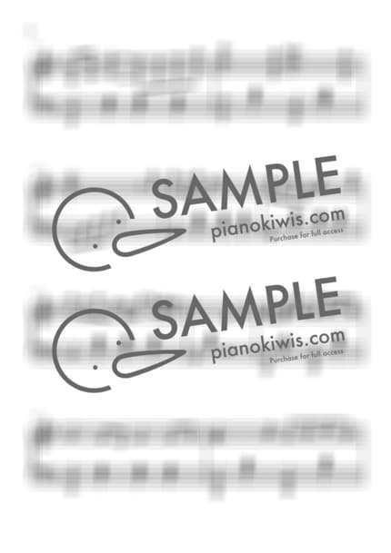 악보 > 모노노케 히메 (もののけ姫) / 중급 악보 - 히사이시 조 · 모노노케 히메 OST by My Favorite Piano 악보 이미지-1