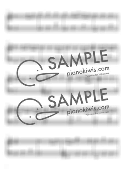 악보 > 언제나 몇 번이라도 (いつも何度でも) / 쉬운 악보 - 기무라 유미 · 센과 치히로의 행방불명 OST by My Favorite Piano 악보 이미지-1