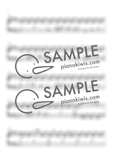 악보 > Sparkle / 어려운 악보 - RADWIMPS · 너의 이름은 OST by 피아노키위즈 악보 이미지-1