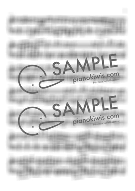 악보 > 그저 네게 맑아라 (ただ君に晴れ) - 요루시카 by marasy love 악보 이미지-2