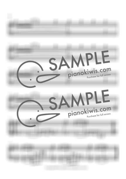 악보 > 절망과 마주하는 그녀 (絶望と向き合う彼女) - 카메다 세이지 · 오늘 밤, 세계에서 이 사랑이 사라진다 해도 OST by 오늘피아노 악보 이미지-1