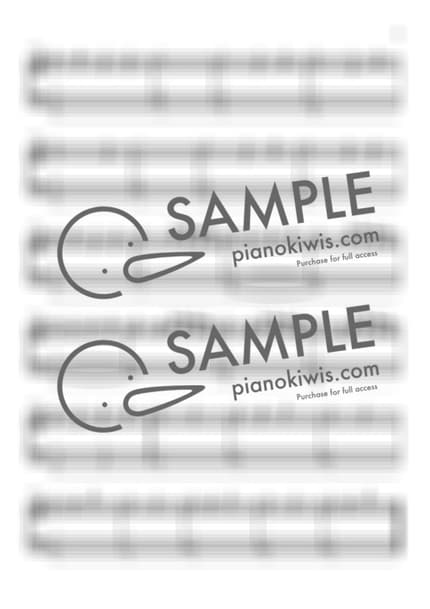 악보 > 악마의 아이 (悪魔の子) / 입문 - 히구치 아이 · 진격의 거인 ED by 피아노키위즈 악보 이미지-2