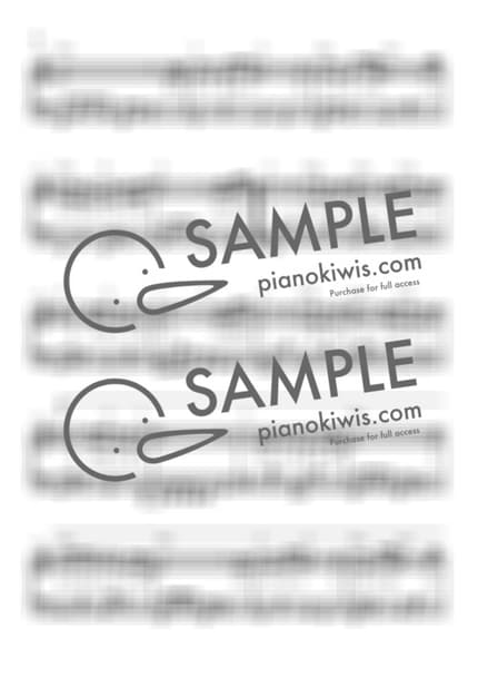 악보 > 흔들리는 꽃들 속에서 네 샴푸향이 느껴진거야 / 다장조 - 장범준 · 멜로가 체질 OST by 라니스코어 악보 이미지-1