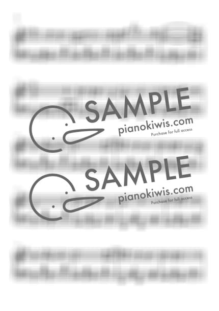 Score > Statement of Intention - Yoo Jung Seok · Okojo's grave ED by 강아지똥 Sheet music image-1