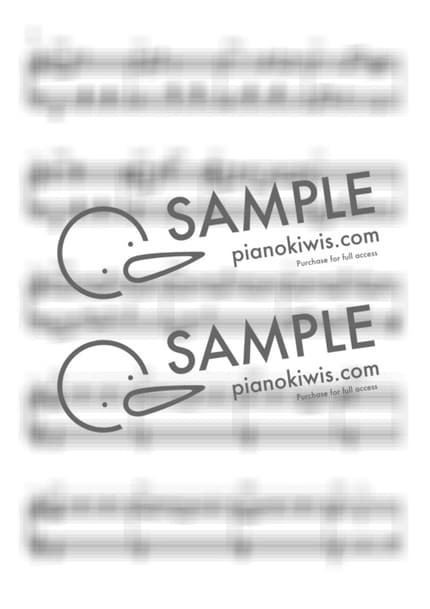 악보 > 스승의 은혜 / 중급 악보 - 권길상 by My Favorite Piano 악보 이미지-1