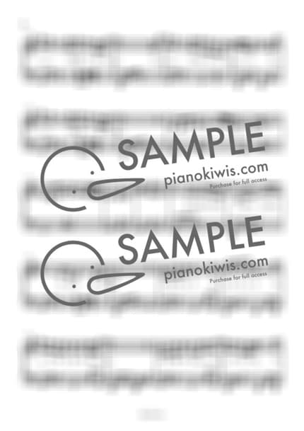 악보 > 자화상 / 다장조 - 강하늘 · 동주 OST by 라니스코어 악보 이미지-1