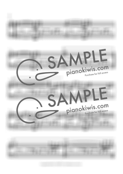 Score > Kyou Kara Kareshikun - Seiji Kameda · Even If This Love Disappears from the World Tonight OST by 오늘피아노 Sheet music image-1